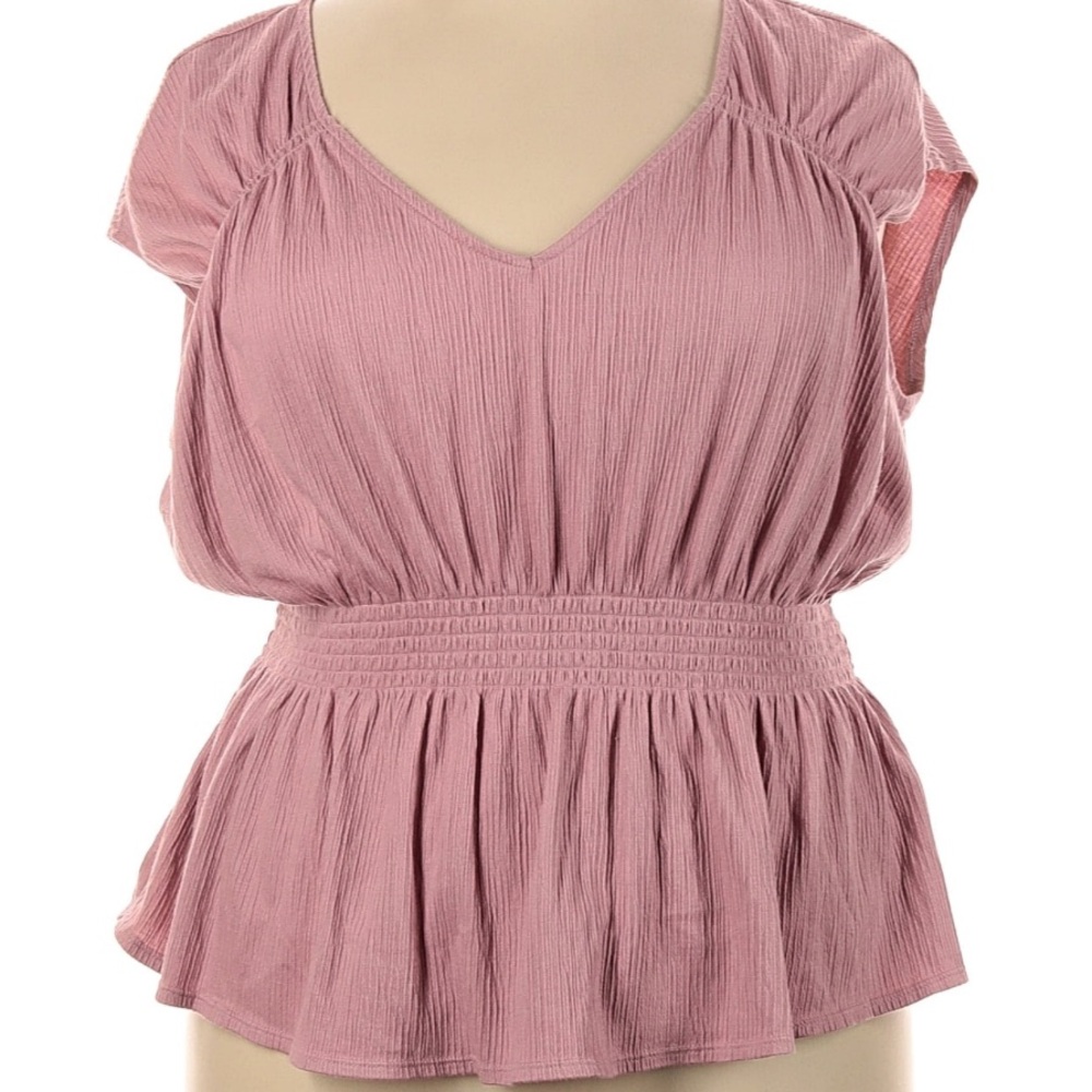 Old Navy Dusty Pink Smock Top